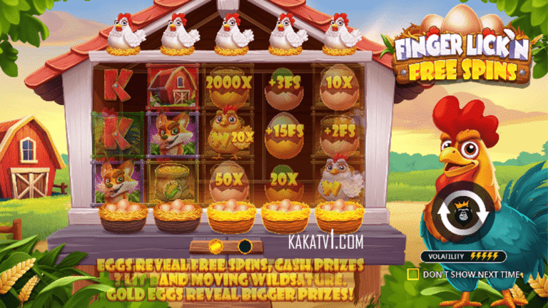 Bocoran Pola Gacor Finger Lick’n Free Spins:  Menang Besar